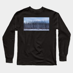 Cold Winter Scene. Long Sleeve T-Shirt